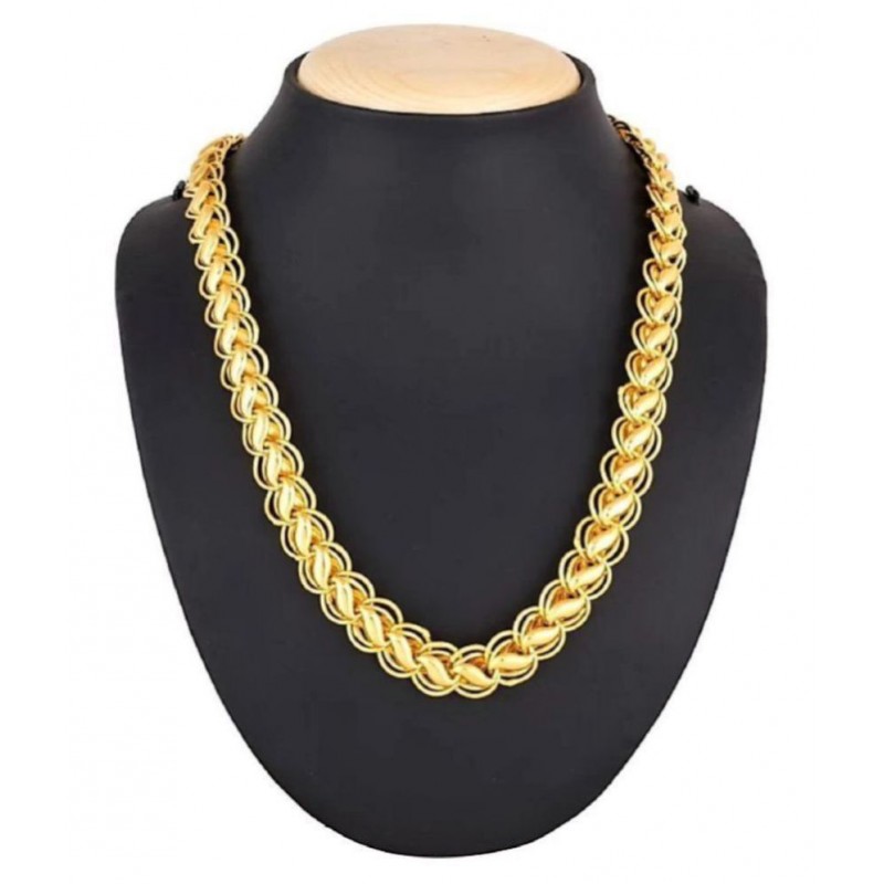 GOLD PLATED LOTUS CHAIN