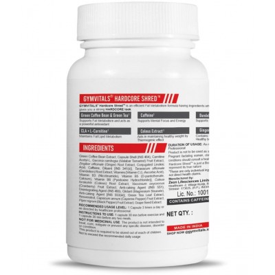 GYMVITALS Fat Burner 90 gm Natural Single Pack