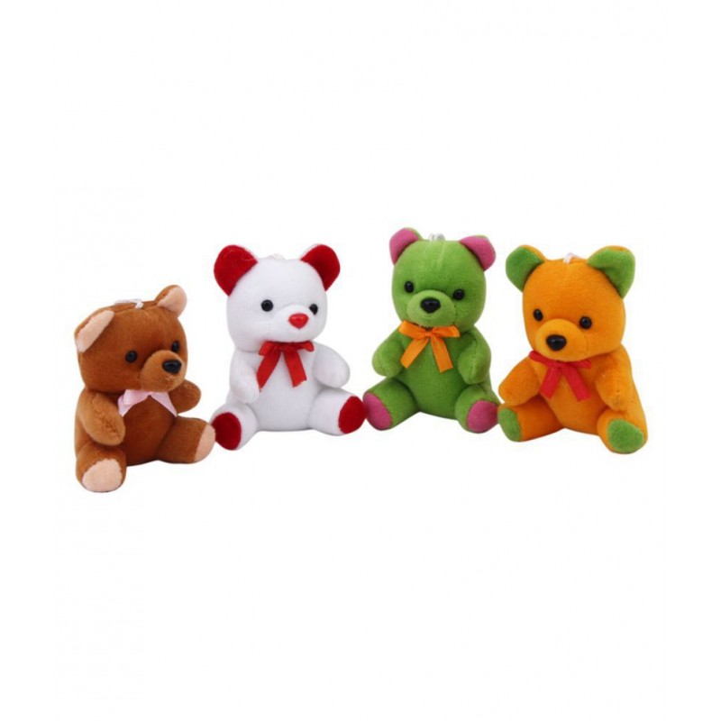 Galaxy World 4 Piece of Small Beautiful Colour Teddy