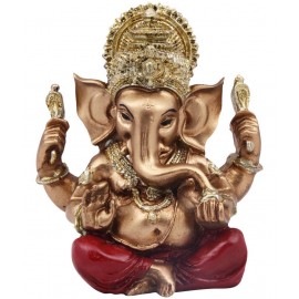 Galaxy World Lord Ganesha Porcelain Ganesha Idol x cms Pack of 1