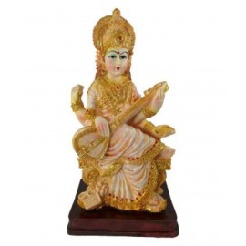 Galaxy World Saraswati Polyresin Idol