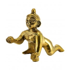 Genric 0 Laddu Gopal Brass Idol