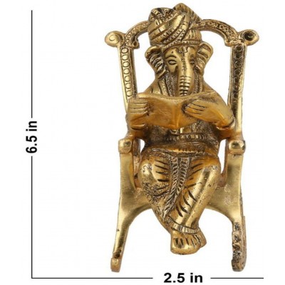 Genric 0 Lord Ganesha Brass Idol