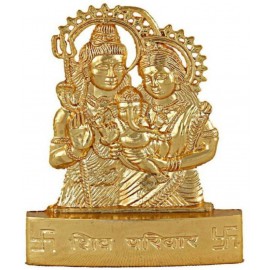 Genric 0 Shiv Family Brass Idol