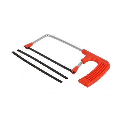 Globus Steel Hand Tool Set/5 Pcs ( 8" plier ,screwdriver set/6 pcs , 6" wire cutter,  6"hacksaw with pvc handle with 2 blade and tool kit bag