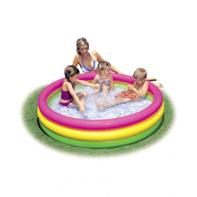 God Devotee Intex Inflatable 3 Feet Baby Swimming Pool/Bath Tub.