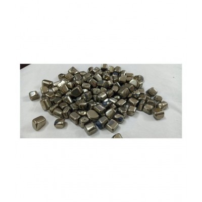 Golden Pyrite Natural Agate Tumble Stone ( 100 G )