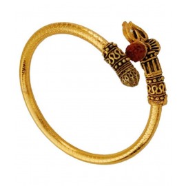 Golden Round simple kada for men and boys