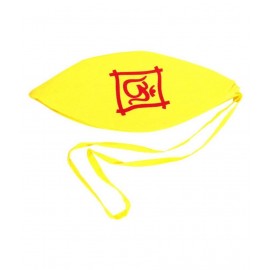 Gomukhi Japa Mala Bag - OM Design - Yellow Gomukhi Japa Mala Bag - OM Design - Yellow
