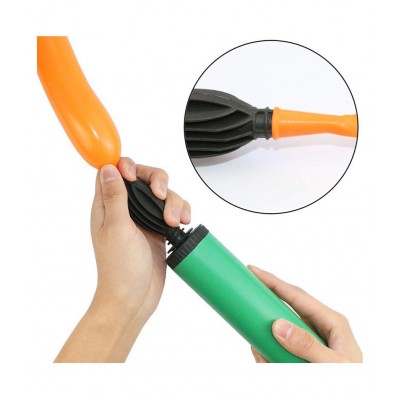 Goodkin Portable Hand Air Pump for Foil Balloons and Inflatable Toys Party Accessory (Assorted Colors) Pack of 1