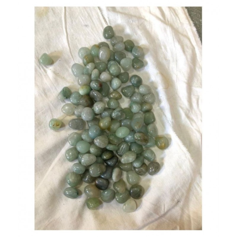 Green Aventurine Natural Agate Tumble Stone ( 100 G )