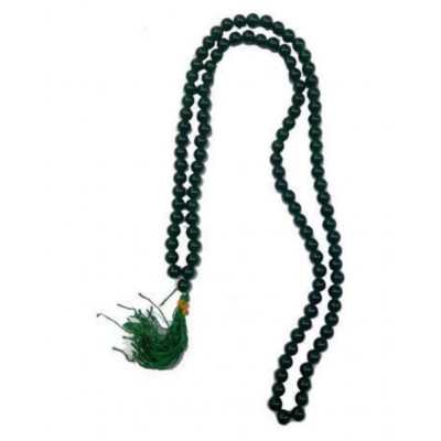 Green Hakik Mala (Agate) Stone Necklace