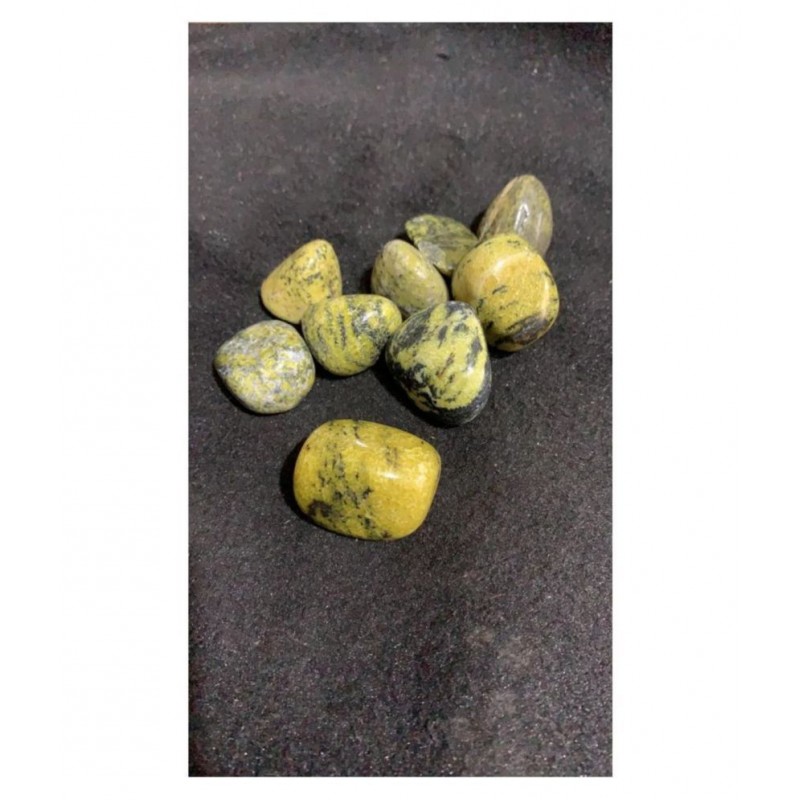 Green Serpentine Natural Agate Tumble Stone