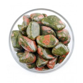 Green Unakite Natural Agate Stone Tumble