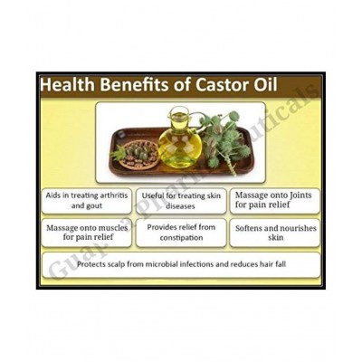 Guapha Pharmaceuticals Castor Oil Liquid 100 ml Pack Of 4