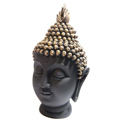 Gunnu Sales Black Polyresin Handicraft Showpiece - Pack of 1