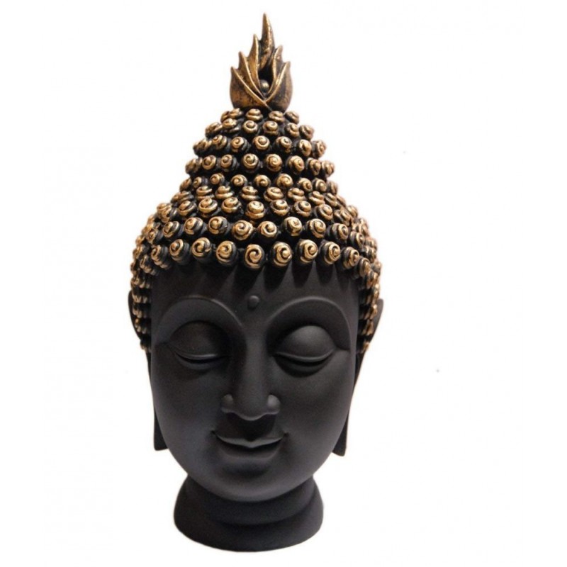 Gunnu Sales Black Polyresin Handicraft Showpiece - Pack of 1