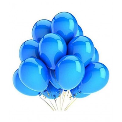HAPPY BIRTHDAY FOIL BLUE(SET OF 13 LETTERS) AND 30 PCS METALLIC BALLOONS(BLUE AND WHITE) WITH 3 STAR GOID FOIL-A PERFECT COMBO FOR PARTY DECORATION