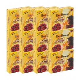 HARI DARSHAN Lilly Dhoop Cones (Pack of 12, 15 Sticks in Each)