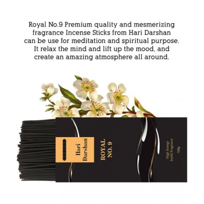 HARI DARSHAN Perfume Incense Stick -Bliss, Trust, Supreme, Royal No-9 Agarbatti (Pack of 4, 100 Sticks in Each)