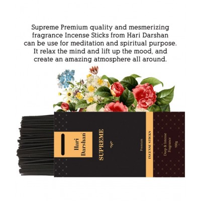 HARI DARSHAN Perfume Incense Stick -Bliss, Trust, Supreme, Royal No-9 Agarbatti (Pack of 4, 100 Sticks in Each)