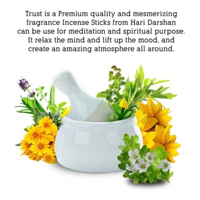 HARI DARSHAN Perfume Incense Stick -Bliss, Trust, Supreme, Royal No-9 Agarbatti (Pack of 4, 100 Sticks in Each)