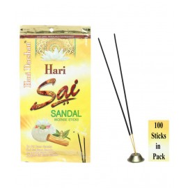 HARI DARSHAN Sandle Incense Stick pack of 3 -100 Sticks Each