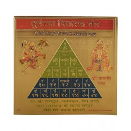 HAWAI 24K GOLD PLATED DURGHATNA NIVARAK YANTRA