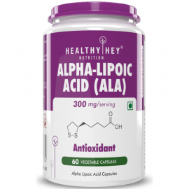 HEALTHYHEY NUTRITION Alpha Lipoic Acid - ALA, 60 Vegetable 300 mg Capsule