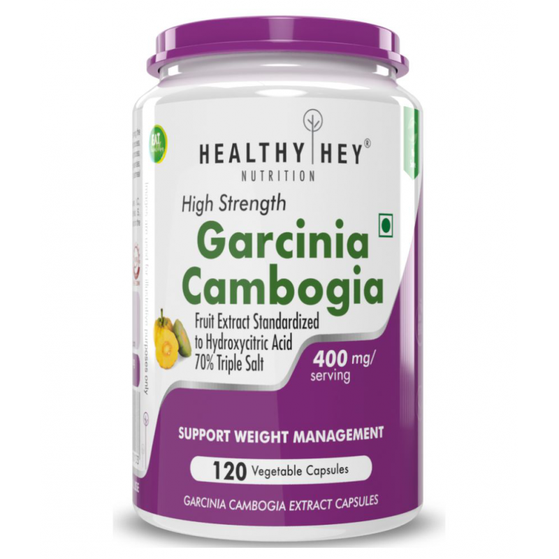 HEALTHYHEY NUTRITION Garcinia Cambogia Natural 120VegCapsules 400 mg