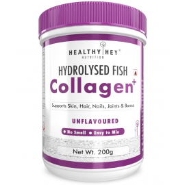 HEALTHYHEY NUTRITION Hydrolyzed Fish Collagen Peptide 200 gm