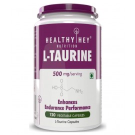 HEALTHYHEY NUTRITION L-Taurine Amino Acid 120 capsules 500 mg Capsule