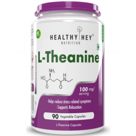 HEALTHYHEY NUTRITION L-Theanine 90 Veg capsule 100 mg Capsule