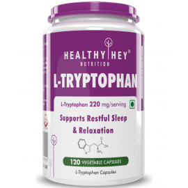 HEALTHYHEY NUTRITION L-Tryptophan - 120 Veg Capsules 220 mg