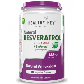 HEALTHYHEY NUTRITION Natural Resveratrol Extract 98% 260 mg Capsule