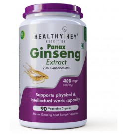HEALTHYHEY NUTRITION Panax Ginseng 400Mg - 90 Veg Caps 400 mg Capsule