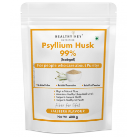 HEALTHYHEY NUTRITION Psyllium Husk 99% - Jaljeera Flavour 400 gm Powder