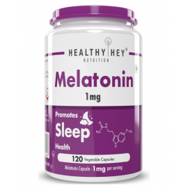 HEALTHYHEY NUTRITION Sleep Aid Melatonin - Promotes Sleep 1 mg Capsule