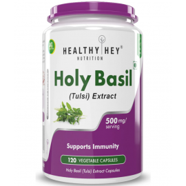 HEALTHYHEY NUTRITION Tulsi Extract Supports Immune System 500 mg Capsule
