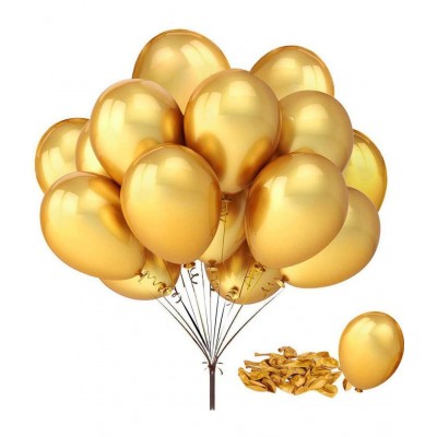 HEMITO 32 pcs Combo Happy Birthday 1 Pcs, 12 Meter Long Led Light 1 Pc, 30 Gold and Pink Metallic Balloon Birthday Decorations Kit with lights