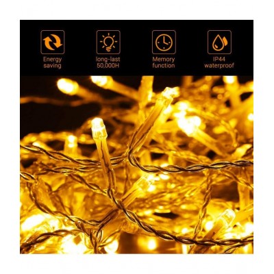 HEMITO 33 pcs Combo Happy Birthday 1 Pcs, 12 Meter Long Led Light 1 Pc, 30 Gold and Black Metallic Balloon, 1Pc Cheers Wine Glass Foil Balloon, Birthday Decorations Kit