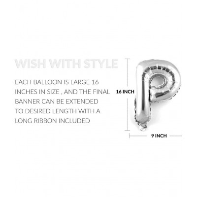 HEMITO 45 Pcs Combo -Blue, Black and Silver Metallic Balloons with Air Pump + Happy Birthday Letter Foil + Glue Dot| Birthday Decorations Kit