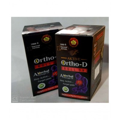 HERBOMEDS AKTIVE ORTHO-D OIL (ROLL ON) Oil 100 ml Pack Of 4