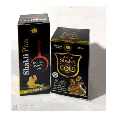 HERBOMEDS AKTIVE SHAKTI PLUS GOLD TAB + OIL 15 ML Tablet 20 no.s