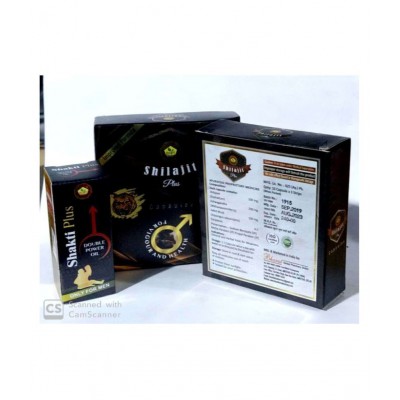 HERBOMEDS Shilajit Plus Cap.+Shakti Plus Oil15 ML Capsule 60 no.s