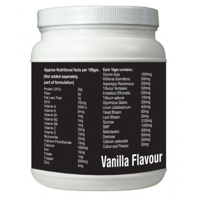 HMV Herbals Grow Height Herbal Height Growth Vanilla Powder 200 gm Pack Of 2