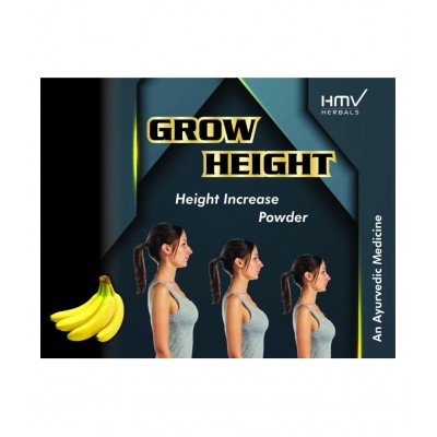 HMV Herbals Grow Height Herbal Height Increase Powder 200 gm Pack Of 2