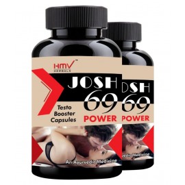 HMV Herbals JOSH 69 Power for Men Herbal Capsule 60 no.s Pack Of 2