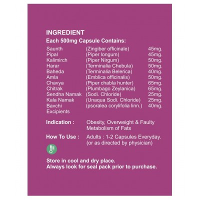 HMV Herbals Power Slim Fat Burner Herbal Capsule 30 no.s Pack Of 1