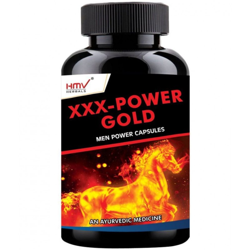 HMV Herbals XXX Power Gold Capsules for Men Herbal Capsule 30 no.s Pack Of 1